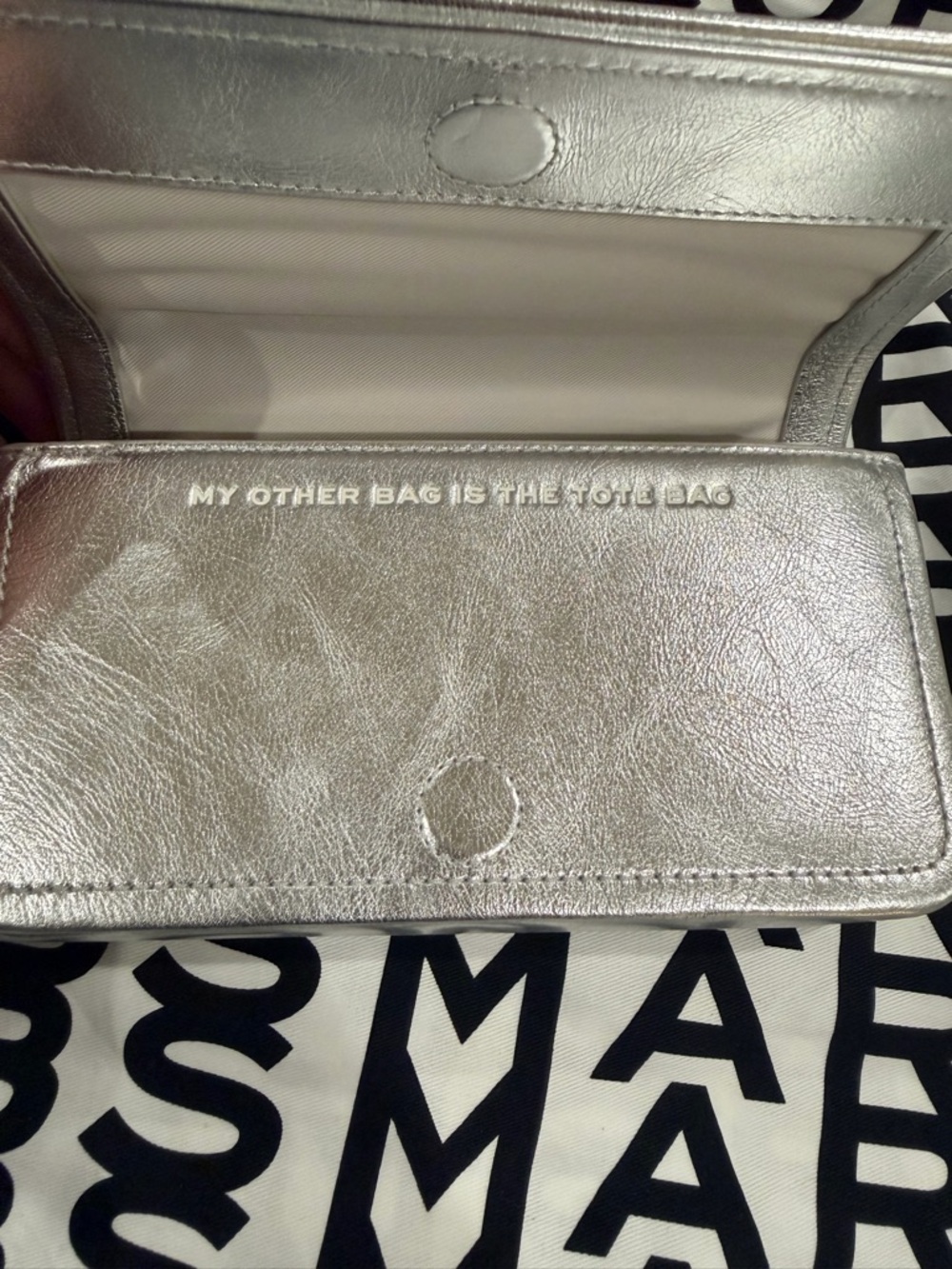 Marc Jacobs Silver Mini Bag - Picture 3 of 9